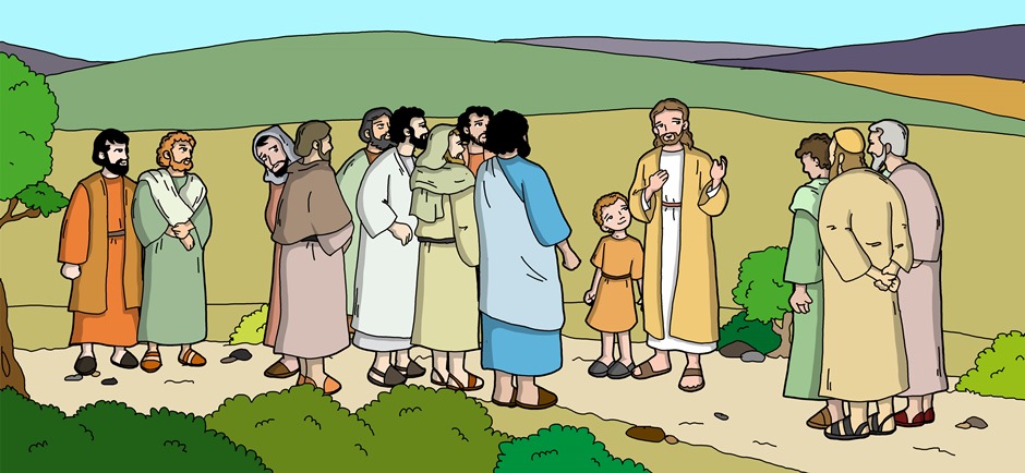 耶穌警告十二門徒：「人子將要被交出去，並且在第三天復活。」
